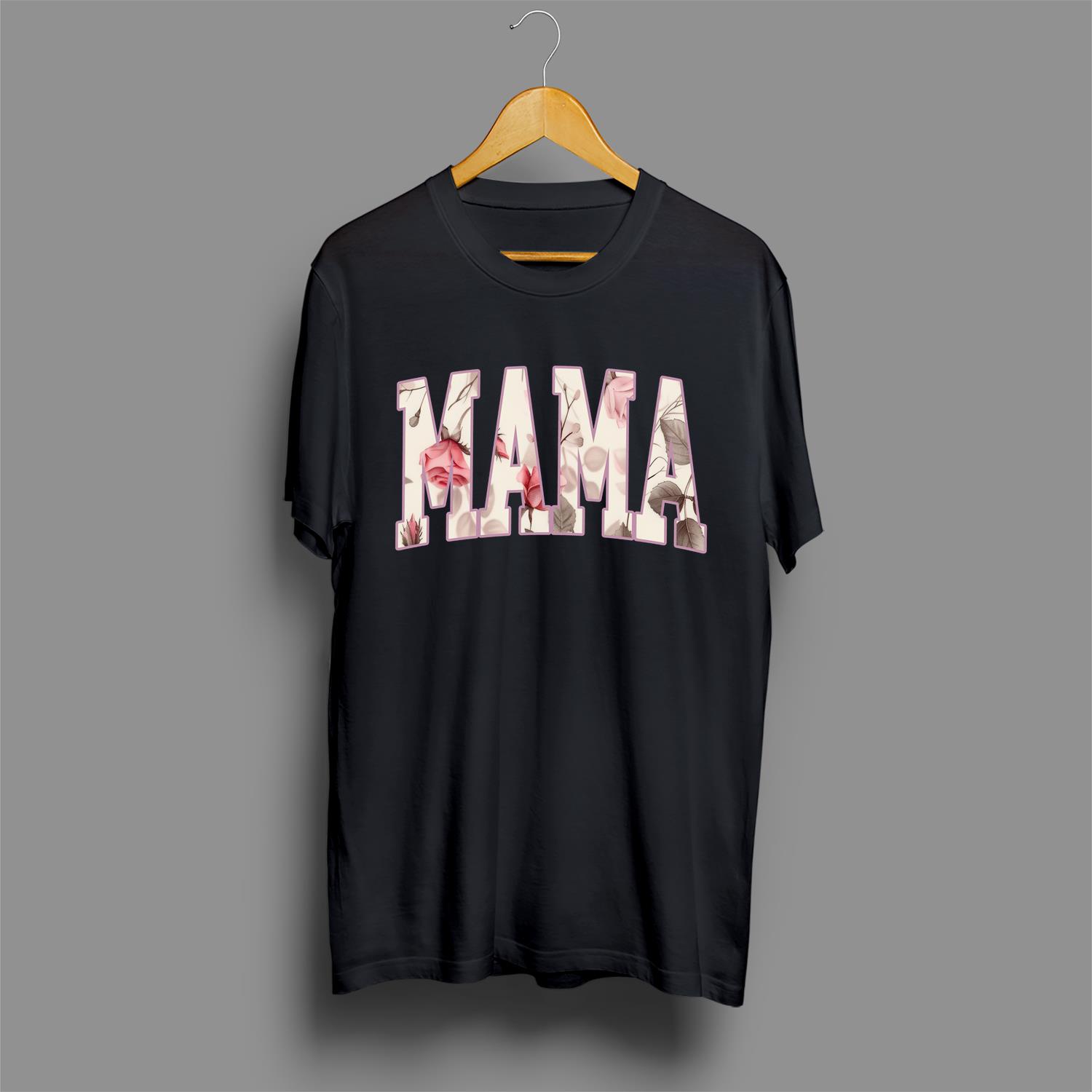 Comfort Colors Vintage Floral Mama t-shirt, Mama T-Shirt, Strong Woman Shirt, gift for mothers day, Mama tee, Graphic Tee, Women's T-Shirt