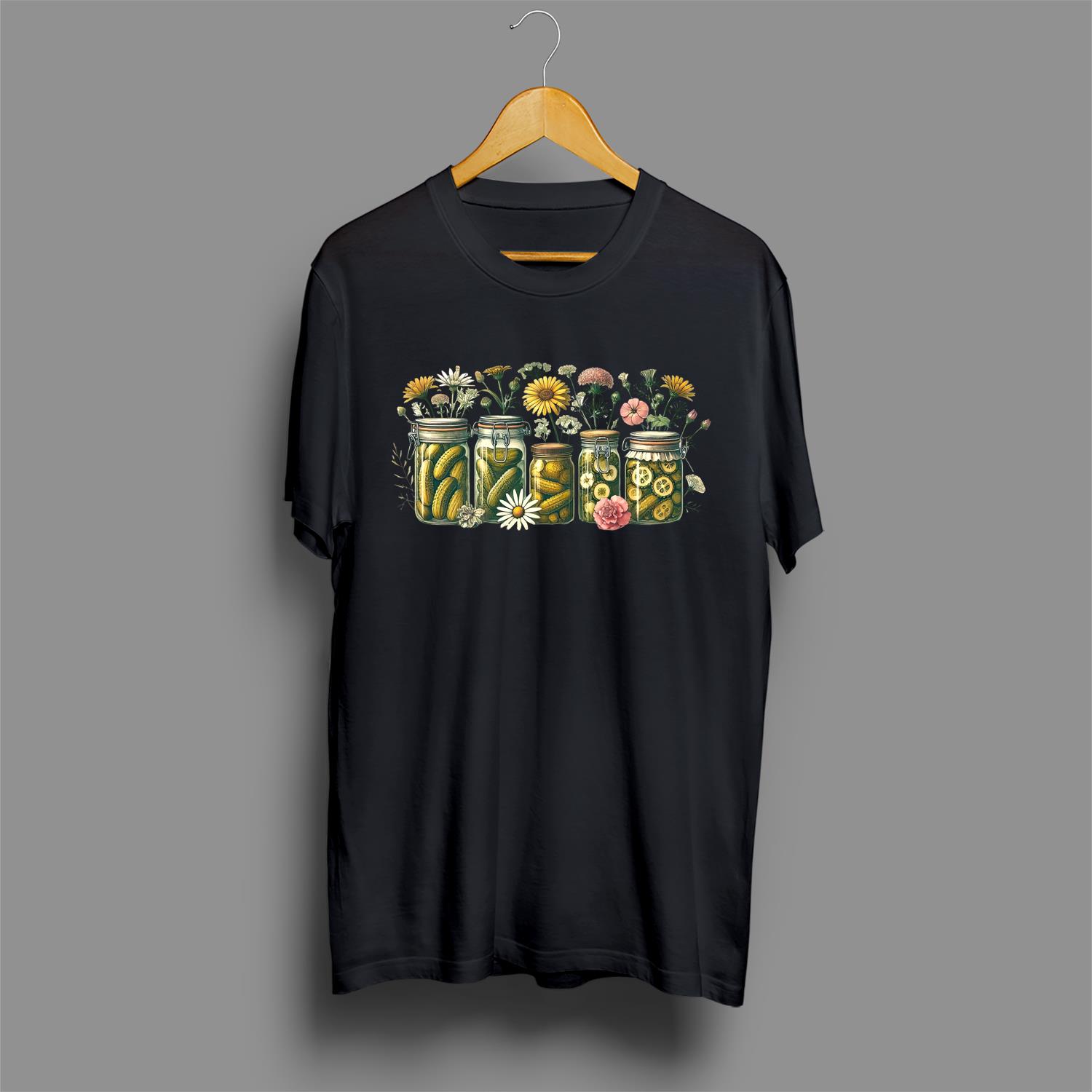 Comfort Colors Vintage Canned Pickles Shirt, Pickle Lovers TShirt, Canning Season Gift for Gardener Pickle T-Shirt