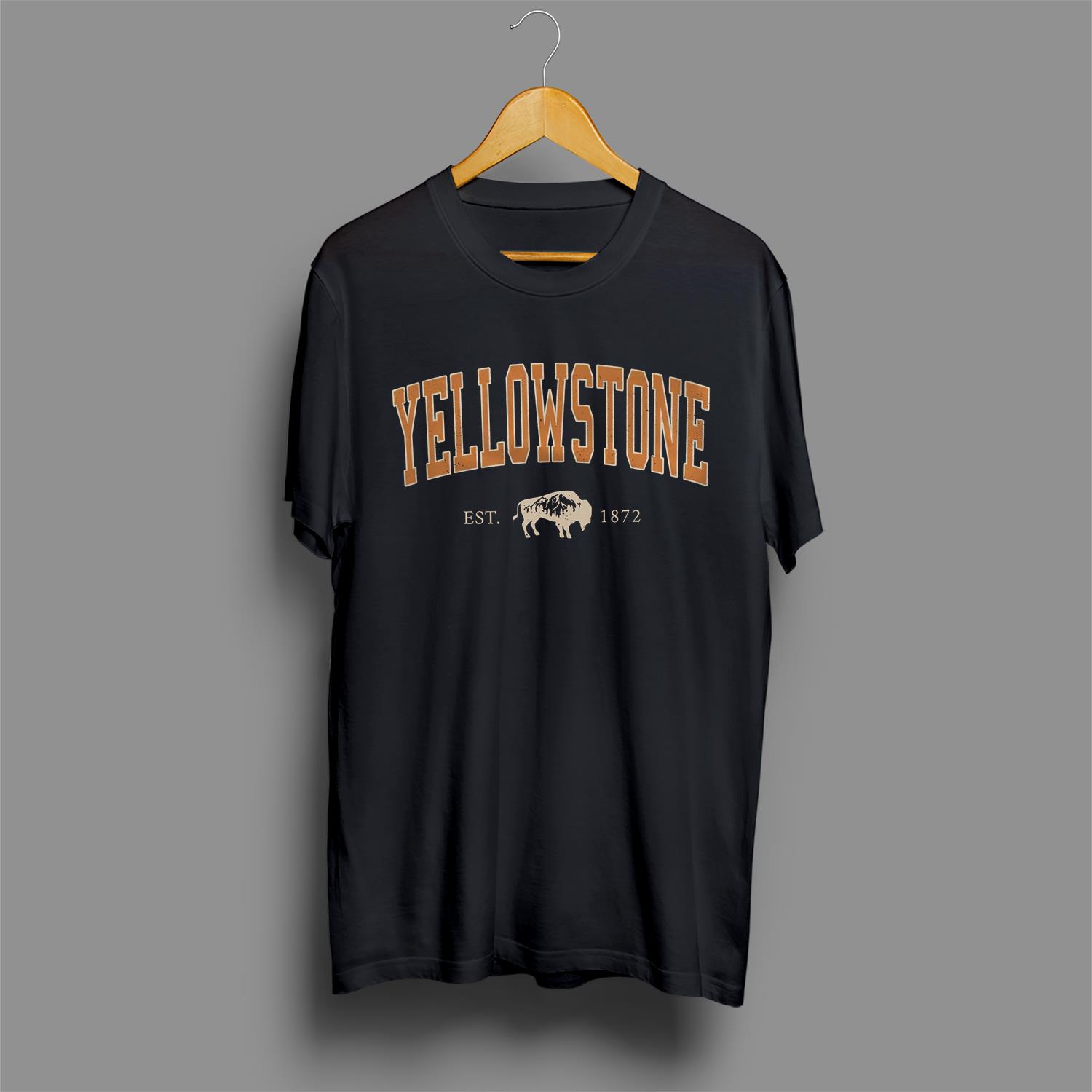 Vintage Yellowstone Comfort Colors Shirt, Yellowstone T-Shirt, National Park Shirt, Comfort Colors Tee, Yellowstone Travel Gift