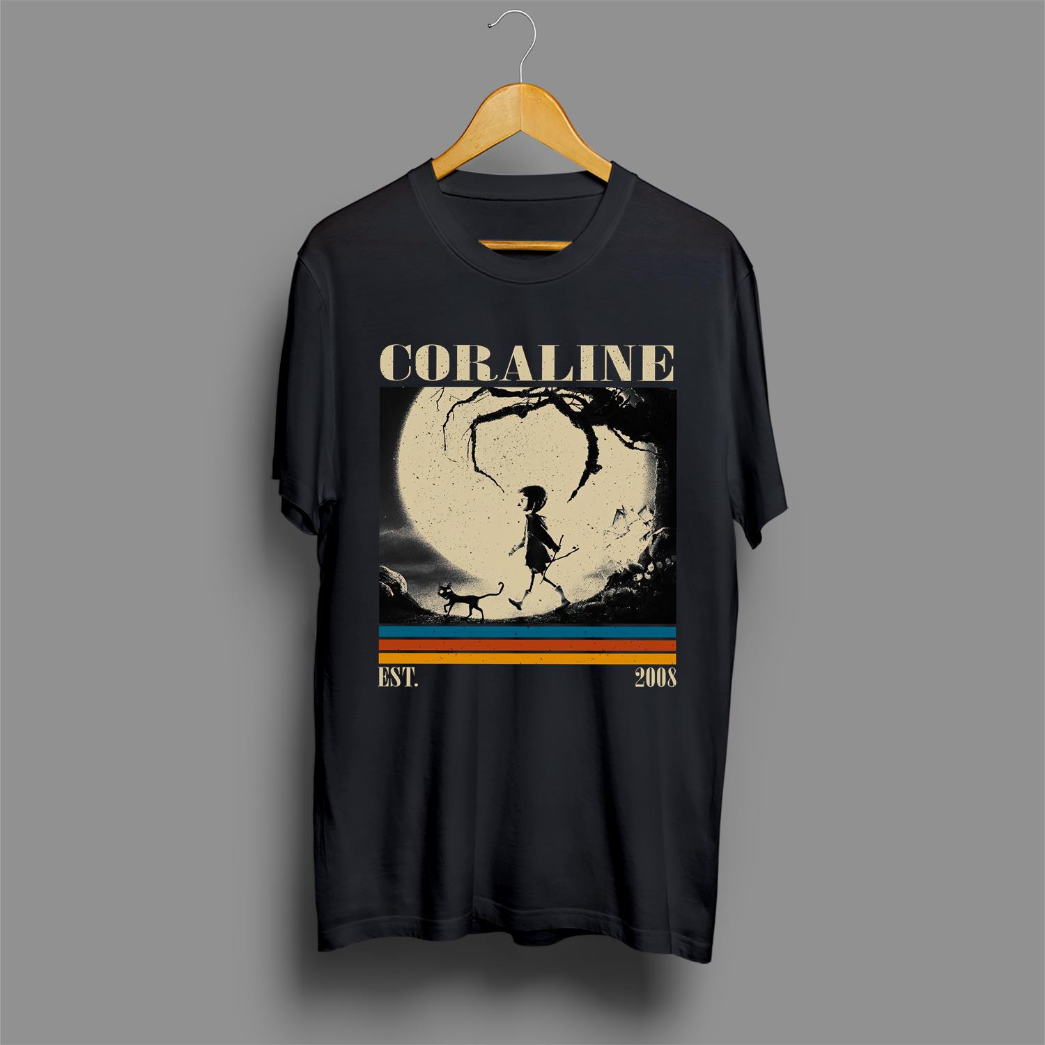 Coraline Shirt, Coraline Movie Shirt, Vintage Shirt, Retro Shirt, Gifts for him, Christmas Gifts